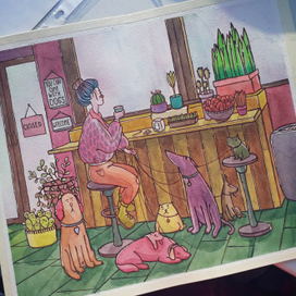 Собачье кафе