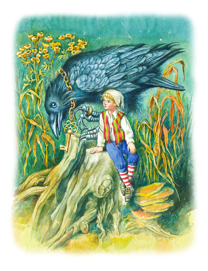  К сказке Сельмы Лагерлёф "Сказочное путешествие Нильса с дикими гусями".