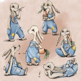 Зайка-садовник