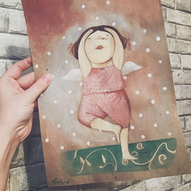 Девочка на йоге