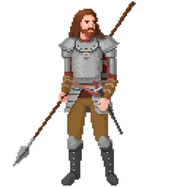 Пиксельный воин