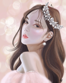 Портрет красавицы