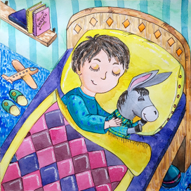 Лёша и ослик