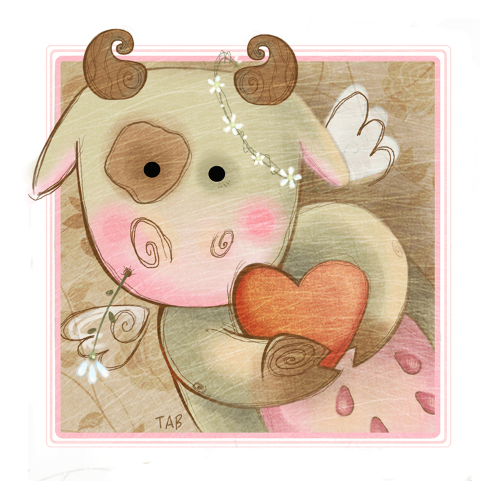 Коровка_ромашка