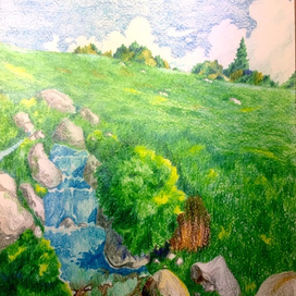 Лесной поток