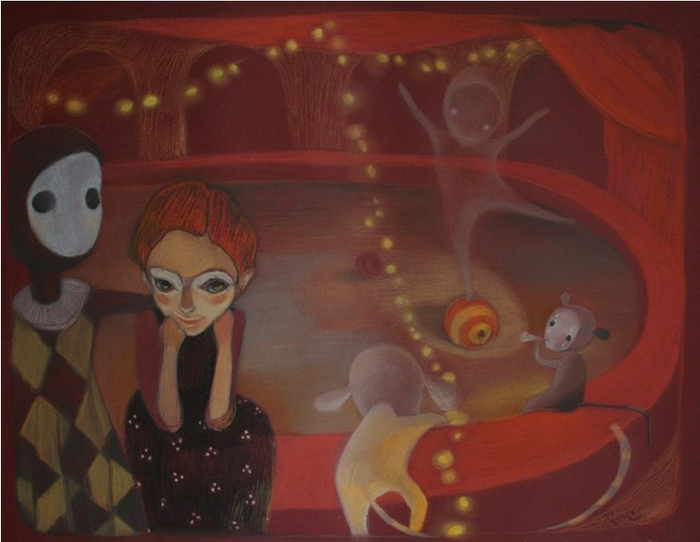 В цирке............