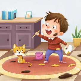 Иллюстрация для детского журанала 