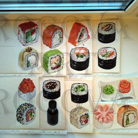 Меню для суши-бара