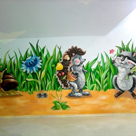 Детская по собственным эскизам.Киев. Жилой комплекс "Конык", д. Чапаевка