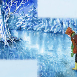 Иллюстрация к сказке "Два брата" Шварц