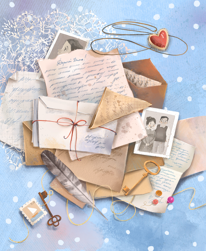 Иллюстрация к книге "Костик и путешествие во времени"