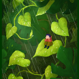 Постер Летний дождь