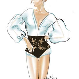 Фешен иллюстрация