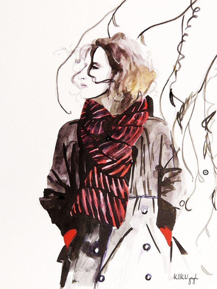 Модная иллюстрация.