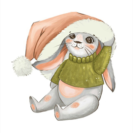 Новогодний зайчик