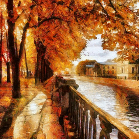 Осень на канале Грибоедова