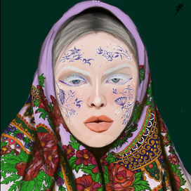 Русская красавица, зима