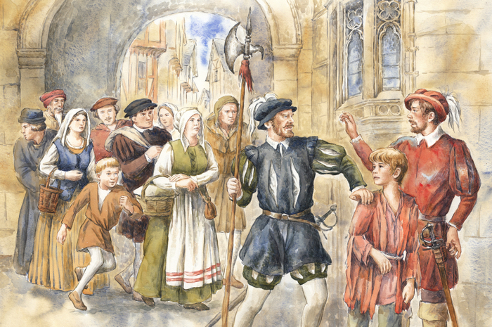 Принц арестован. "Принц и нищий" Марк Твен