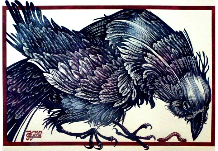 Птица любопытная