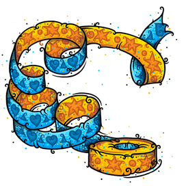 С — серпантин