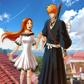 Иллюстрация к аниме Bleach