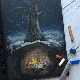 зимнее чаепитие