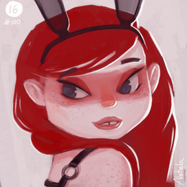 Красная мадам) #day16 (16/100)