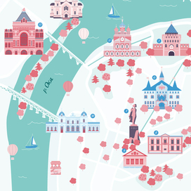 Карта Нижнего Новгорода