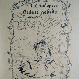 Иллюстрация "Дикие лебеди"