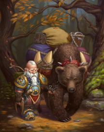 Гномик с мишкой