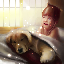 Мальчик и собака