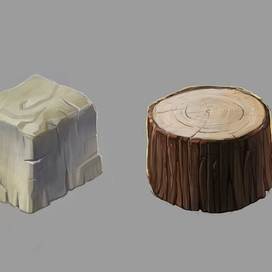 Камень и Дерево материал