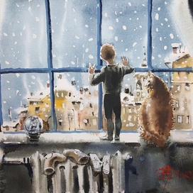  снег идет...