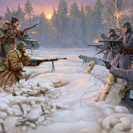 Заставка к онлайн игре "Передовая"