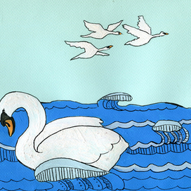 Толстой - Лебеди