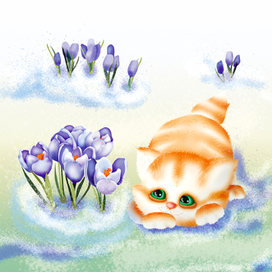 ,, Красотища какая )) "- подумал Персик.