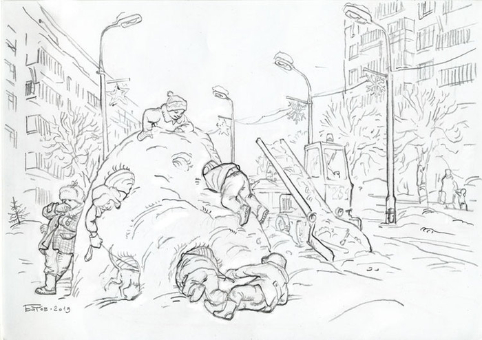 снежный муравейник