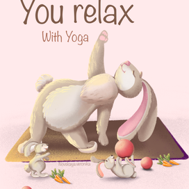 Иллютрации для йога цента