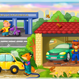 Мой игрушечный гараж_1