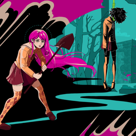 иллюстрация в зин по юттд