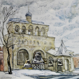 Морозный день в В. Новгороде