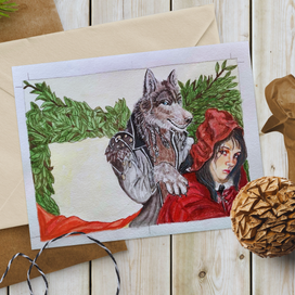 Красная Шапочка "Встреча с Волком"