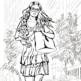 Иллюстрация к роману Кристины Любавской "Инфанта"