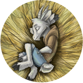 На сеновале