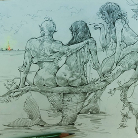 Тема "вместе". Скетч к рассказу "Остров русалок"