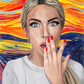 Пример fashion портрета lilyabraun