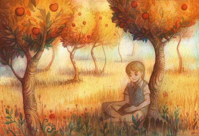 яблочный сад