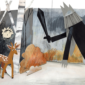 Авторская книжка-картинка без слов "Пилот"