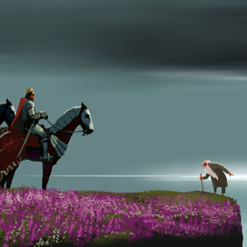 иллюстрация к поэме "Вересковый мед"