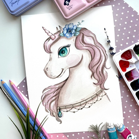 Милый единорог 